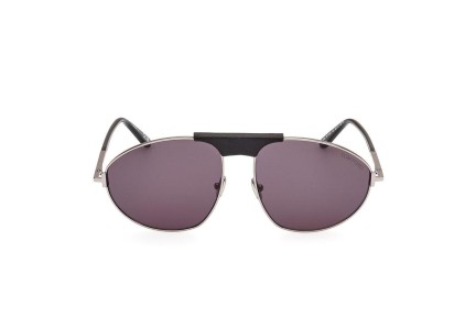 Okulary przeciwsłoneczne Tom Ford FT1095 14A Pilotki (Aviator) Srebrne