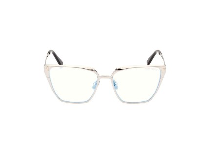 Okulary korekcyjne Tom Ford FT5945-B 016 Kwadratowe Srebrne