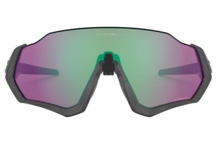 Okulary przeciwsłoneczne Oakley Flight Jacket OO9401 940115 Pojedyncze | Shield Szare