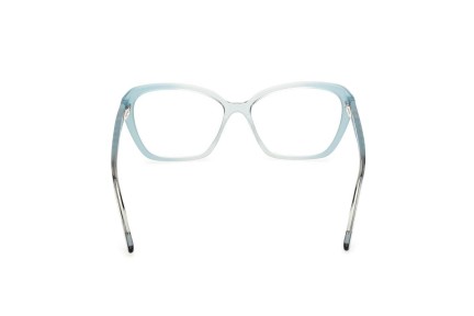 Okulary korekcyjne Guess GU50115 089 Kocie oczy Zielone