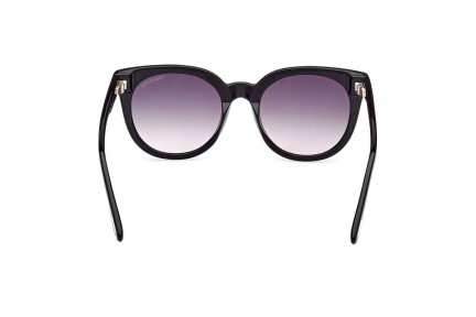 Okulary przeciwsłoneczne Tom Ford FT1109 01B Okrągłe Czarne