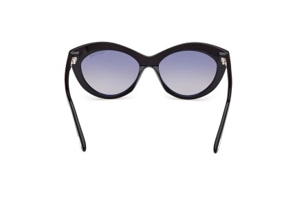 Okulary przeciwsłoneczne Tom Ford FT1111 01C Owalne Czarne