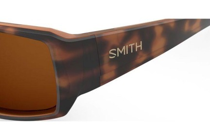 Okulary przeciwsłoneczne Smith GUIDECHOICES HGC/L5 Polarized Prostokątne Havana