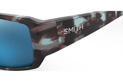 Okulary przeciwsłoneczne Smith GUIDECHOICES JBW/QG Polarized Prostokątne Havana