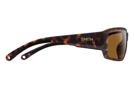 Okulary przeciwsłoneczne Smith HOOKSET N9P/L5 Polarized Prostokątne Havana