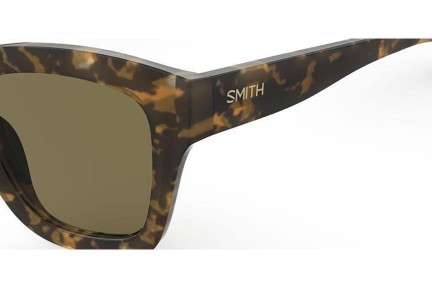 Okulary przeciwsłoneczne Smith SWAY D1U/L7 Polarized Prostokątne Havana