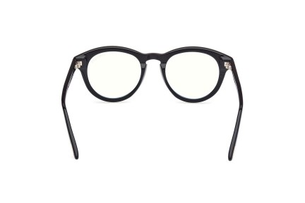 Okulary korekcyjne Tom Ford FT5940-B 001 Okrągłe Czarne