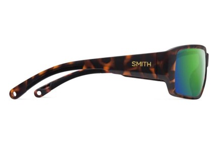 Okulary przeciwsłoneczne Smith HOOKSET N9P/UI Polarized Prostokątne Havana