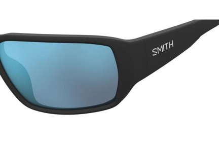 Okulary przeciwsłoneczne Smith HOOKSET 003/QG Polarized Prostokątne Czarne