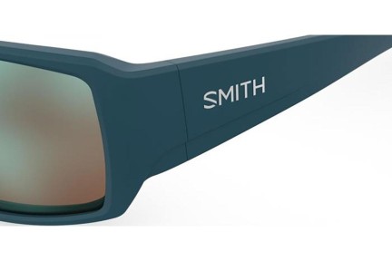 Okulary przeciwsłoneczne Smith GUIDECHOICES QM4/QG Polarized Prostokątne Niebieskie