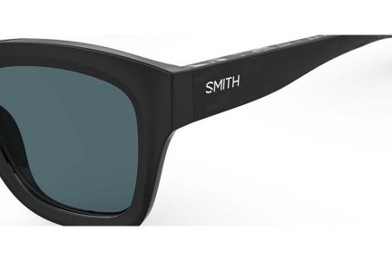 Okulary przeciwsłoneczne Smith SWAY 807/M9 Polarized Prostokątne Czarne