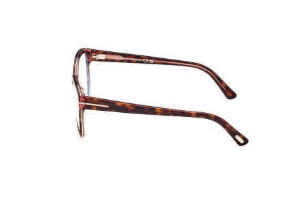 Okulary korekcyjne Tom Ford FT5954-B 056 Kocie oczy Havana