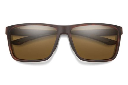 Okulary przeciwsłoneczne Smith RIPTIDE/S N9P/L5 Polarized Prostokątne Havana