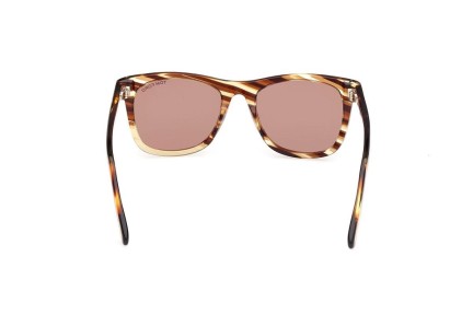 Okulary przeciwsłoneczne Tom Ford FT1099 55E Kwadratowe Havana