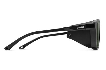 Okulary przeciwsłoneczne Smith VENTURE 807/L7 Polarized Okrągłe Czarne