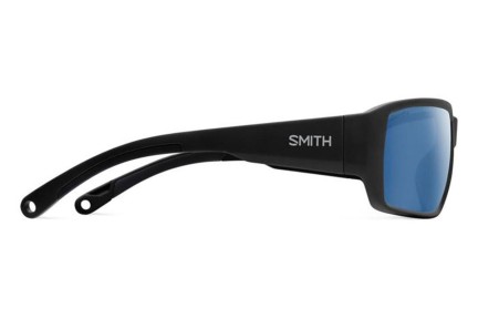 Okulary przeciwsłoneczne Smith HOOKSET 003/QG Polarized Prostokątne Czarne