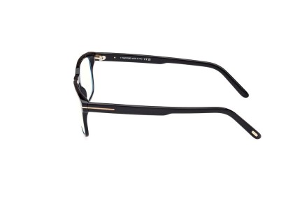 Okulary korekcyjne Tom Ford FT5938-B 001 Kwadratowe Czarne