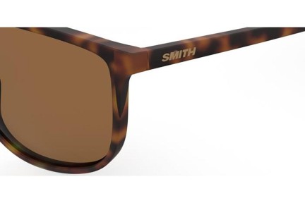 Okulary przeciwsłoneczne Smith MONOLAKE 086/L5 Polarized Owalne Havana