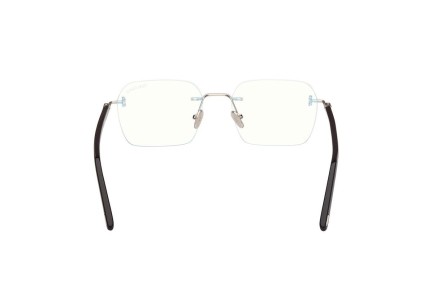 Okulary korekcyjne Tom Ford FT5934-B 016 Prostokątne Srebrne