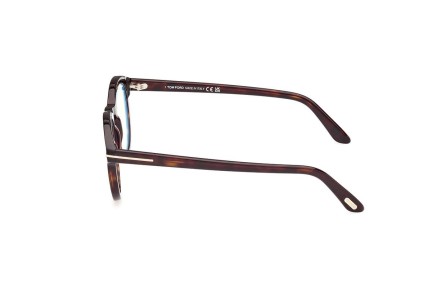 Okulary korekcyjne Tom Ford FT5940-B 052 Okrągłe Havana