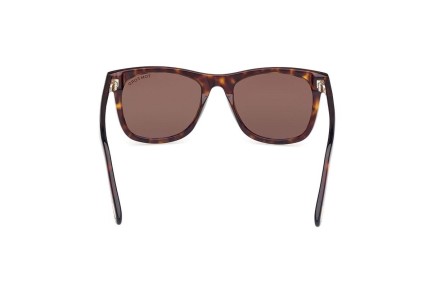 Okulary przeciwsłoneczne Tom Ford FT1099 52J Kwadratowe Havana