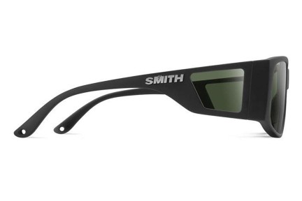 Okulary przeciwsłoneczne Smith MONROEPEAK 003/L7 Polarized Prostokątne Czarne