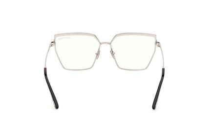 Okulary korekcyjne Tom Ford FT5946-B 016 Kwadratowe Srebrne