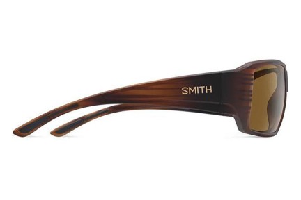 Okulary przeciwsłoneczne Smith GUIDECHOICES HGC/L5 Polarized Prostokątne Havana