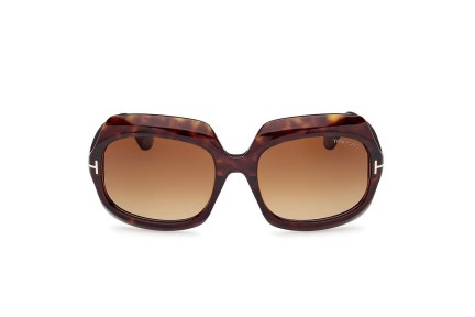 Okulary przeciwsłoneczne Tom Ford FT1155 52F Browline Havana