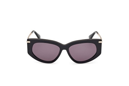 Okulary przeciwsłoneczne Max Mara MM0100 01A Prostokątne Czarne