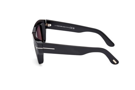 Okulary przeciwsłoneczne Tom Ford FT1154 01A Kwadratowe Czarne