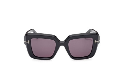 Okulary przeciwsłoneczne Tom Ford FT1157 01A Kwadratowe Czarne