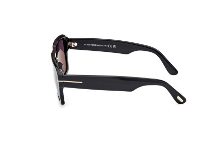 Okulary przeciwsłoneczne Tom Ford FT1153 01A Kwadratowe Czarne