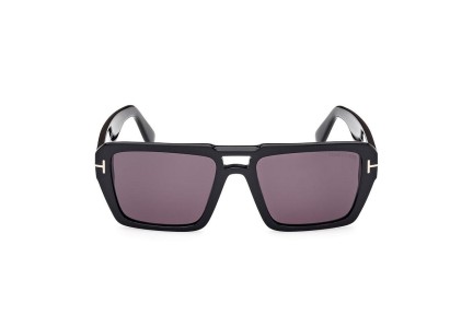 Okulary przeciwsłoneczne Tom Ford FT1153 01A Kwadratowe Czarne