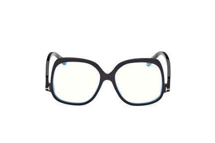 Okulary korekcyjne Tom Ford FT5968-B 001 Nieregularny Czarne