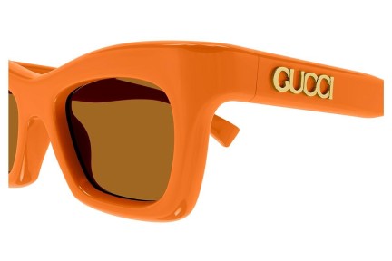 Okulary przeciwsłoneczne Gucci GG1773S 004 Kocie oczy Pomarańczowe