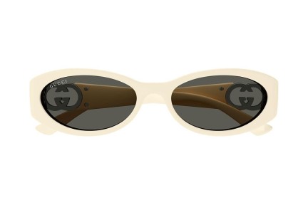 Okulary przeciwsłoneczne Gucci GG1660S 004 Tiny Białe