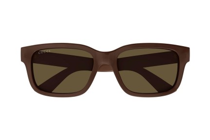 Okulary przeciwsłoneczne Gucci GG1583S 004 Kwadratowe Brązowe