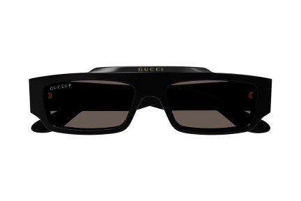 Okulary przeciwsłoneczne Gucci GG1592S 005 Kwadratowe Czarne