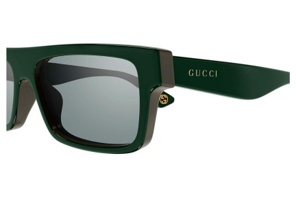 Okulary przeciwsłoneczne Gucci GG1616S 003 Kwadratowe Zielone