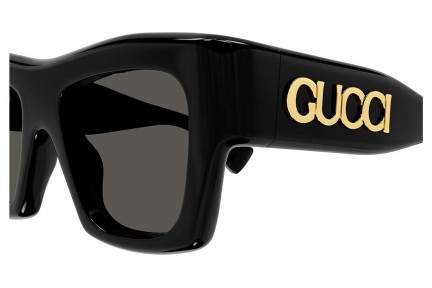 Okulary przeciwsłoneczne Gucci GG1772S 001 Prostokątne Czarne