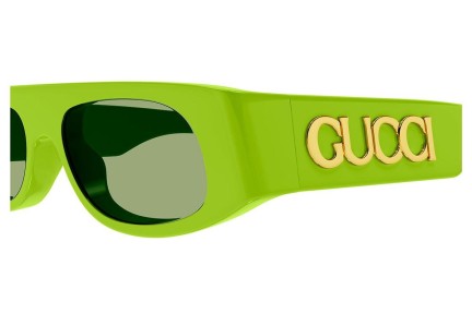 Okulary przeciwsłoneczne Gucci GG1771S 009 Prostokątne Zielone