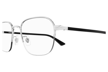 Okulary korekcyjne Mont Blanc MB0341O 001 Prostokątne Srebrne