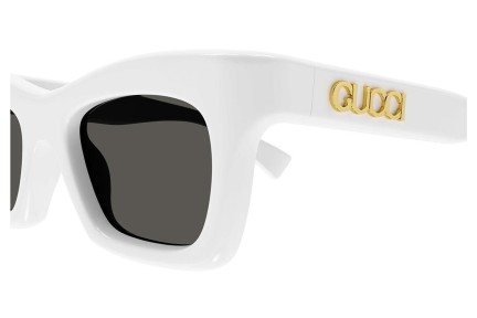 Okulary przeciwsłoneczne Gucci GG1773S 002 Kocie oczy Białe