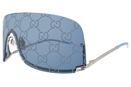 Okulary przeciwsłoneczne Gucci GG1560S 003 Pojedyncze | Shield Srebrne