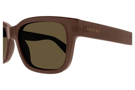 Okulary przeciwsłoneczne Gucci GG1583S 004 Kwadratowe Brązowe