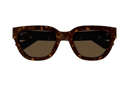 Okulary przeciwsłoneczne Gucci GG1578S 002 Kocie oczy Havana