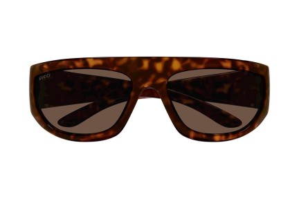 Okulary przeciwsłoneczne Gucci GG1574S 002 Prostokątne Havana