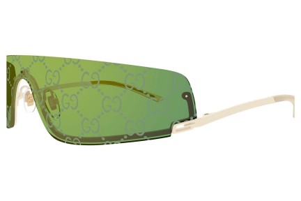 Okulary przeciwsłoneczne Gucci GG1561S 003 Pojedyncze | Shield Białe