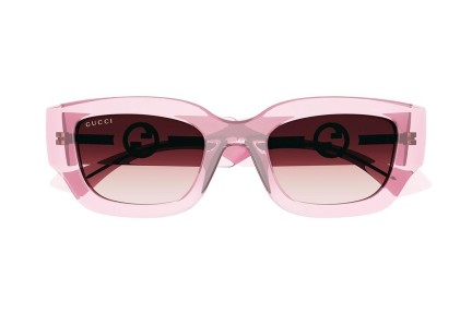 Okulary przeciwsłoneczne Gucci GG1558SK 003 Kwadratowe Różowe